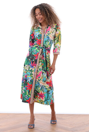 K-design Maxi jurk met design C410