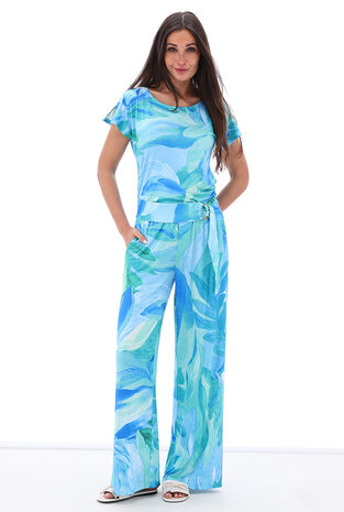 K-design Jumpsuit met bloemen design C308