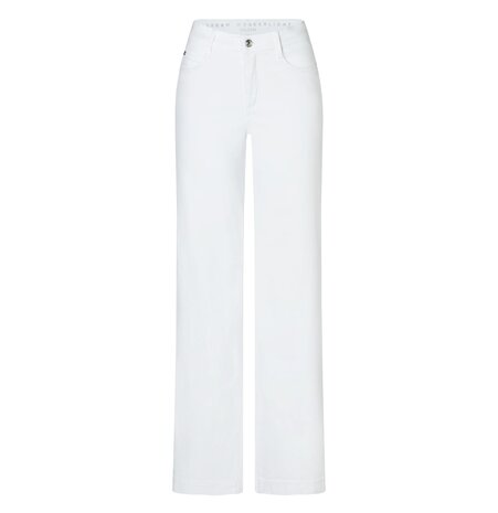 Mac wide white denim D010