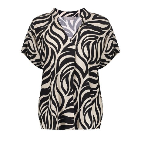 Geisha Top bi-color black, sand 63295-70