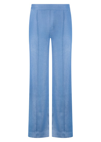 Tramontana Coated Wide-Leg Trousers  BreezyBlue