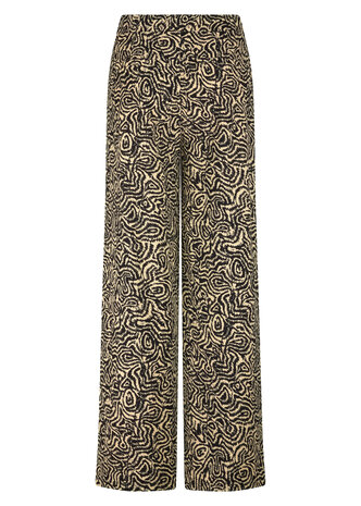 Tramontana Trousers Wandering Lines  PrintBlack&Pebble
