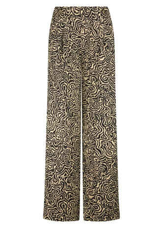 Tramontana Trousers Wandering Lines  PrintBlack&Pebble