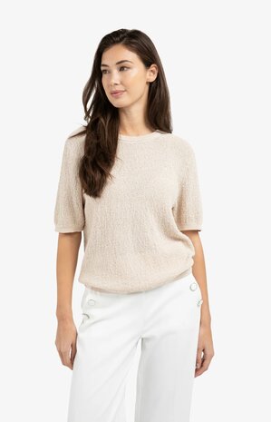 Yaya Textured knitted sweater 01-000564-603