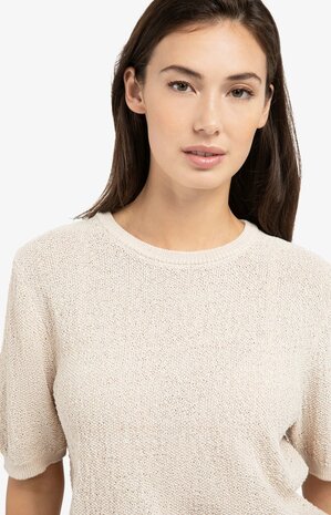 Yaya Textured knitted sweater 01-000564-603
