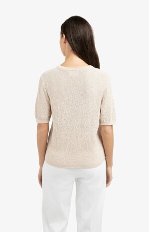 Yaya Textured knitted sweater 01-000564-603