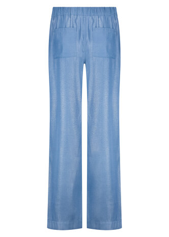 Tramontana Coated Wide-Leg Trousers  BreezyBlue