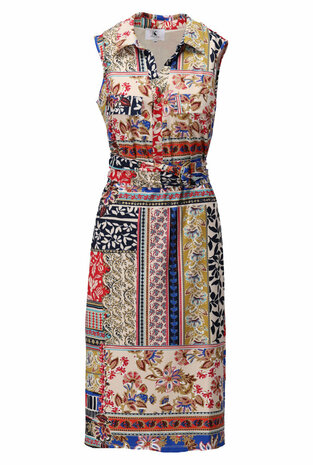 K-design Midi jurk met design kleur C318-P092