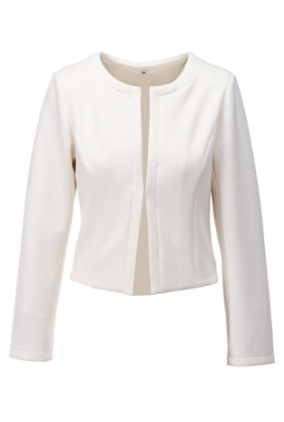 K-design Kort jasje met ronde hals C613 egret