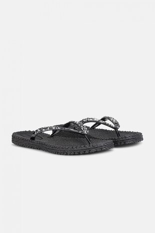 Ilse Jacobsen Flipflops With Glitters Black