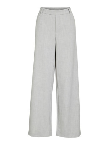 Vila vivarone hw wide pant - noos Light Grey Melange