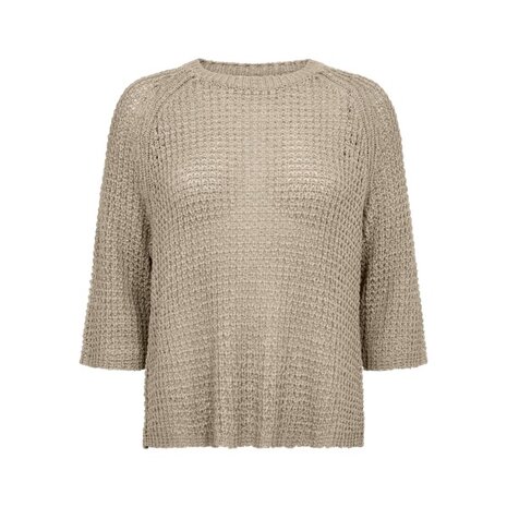 Freequent fqzapper-pullover Silver Mink