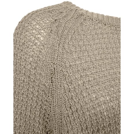 Freequent fqzapper-pullover Silver Mink