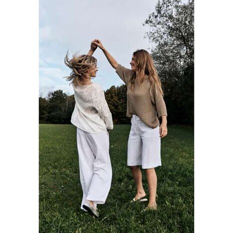 Freequent fqzapper-pullover Silver Mink