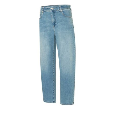 Mac Danni barrel jeans D411 scissor blue destroyed