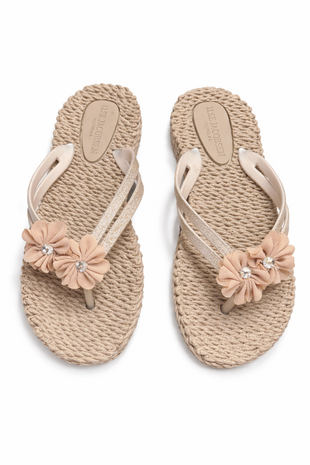 Ilse Jacobsen Flip Flops with Flowers Atmosphere