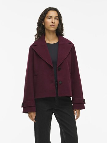 Vila visolo l/s short jacket/tes/1 Fig