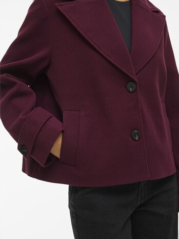 Vila visolo l/s short jacket/tes/1 Fig