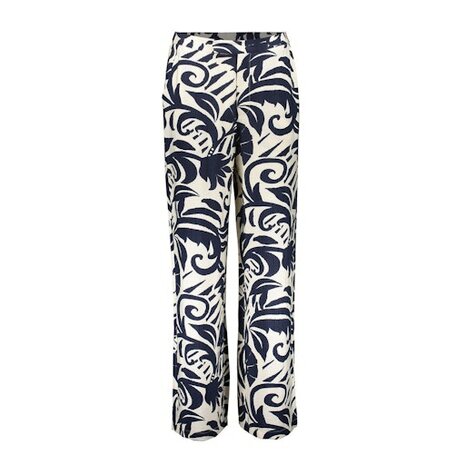 Geisha Pants naive flower navy, off-white 61141-26