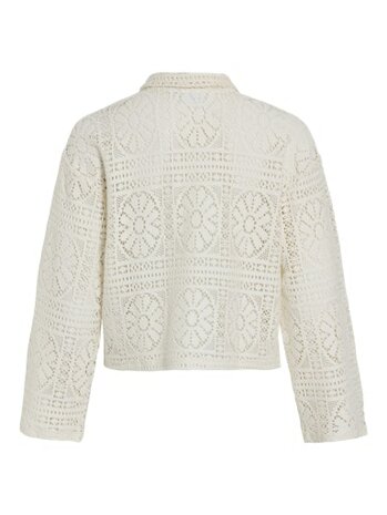 Vila vimerinda crochet l/s shirt - noos Birch