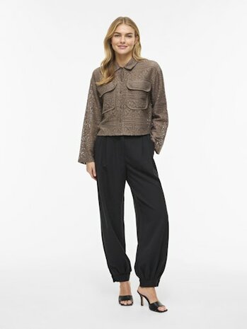 Vila vimerinda crochet l/s shirt - noos Falcon