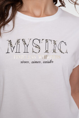 Geisha T-shirt "mystic" off-white/black 62141-41