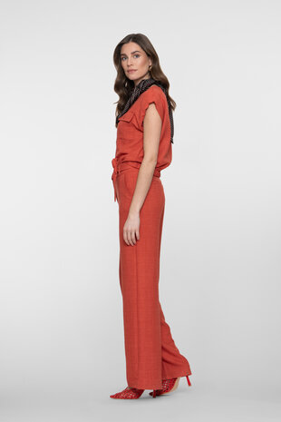 Geisha Pants with strap burned orange 61100-60