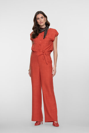Geisha Pants with strap burned orange 61100-60