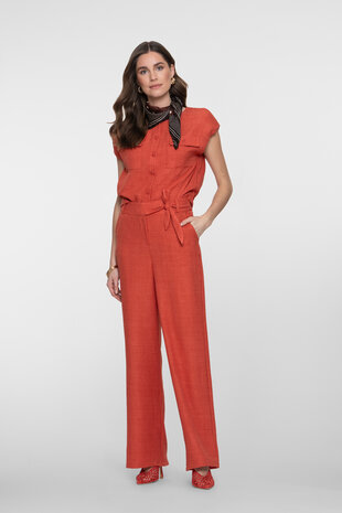 Geisha Pants with strap burned orange 61100-60