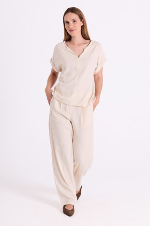 Freequent fqlaney-blouse Moonbeam Melange