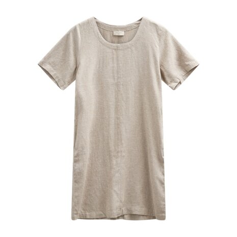 Freequent fqlavasi-dress Sand Melange met zilver draad