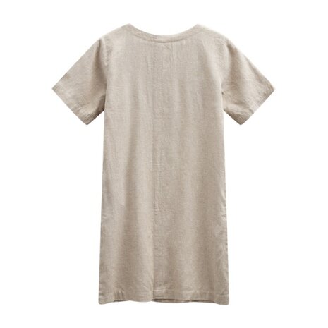 Freequent fqlavasi-dress Sand Melange met zilver draad