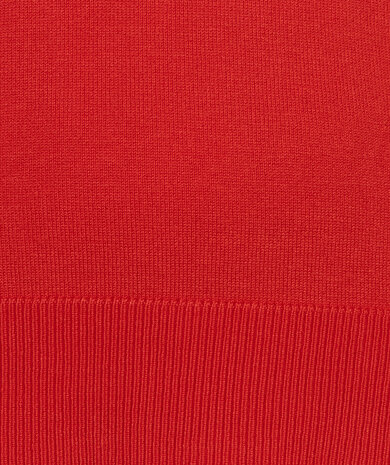 Esqualo Sweater s/slve r/neck basic knit Chili Red