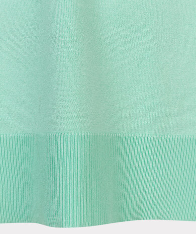 Esqualo Sweater wide sleeve basic knit Mint Green
