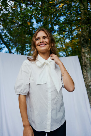 Freequent fqmalay-shirt Star Off-white