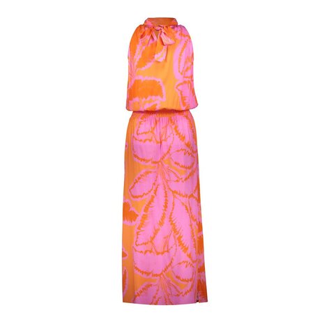 Geisha Dress halter fuchsia/orange 67358-70