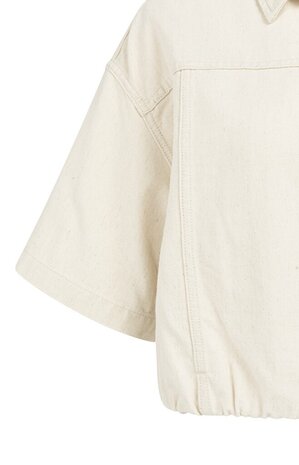 Yaya Denim look jacket cloud creme white