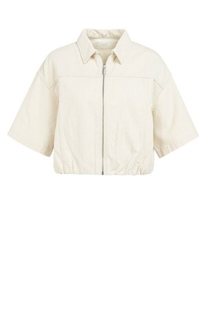 Yaya Denim look jacket cloud creme white