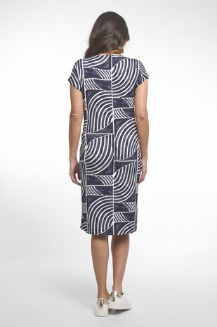 Zoso Claire navy jurk