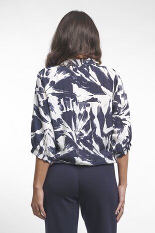 Zoso Yvette navy top