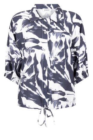 Zoso Yvette navy top