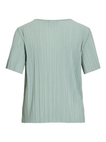 Vila viplisa o-neck s/s top - noos Blue Surf