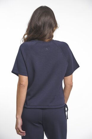 Zoso Samira navy top