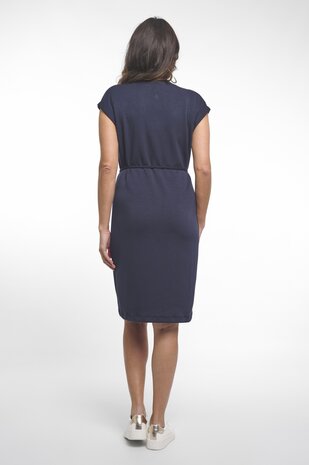 Zoso Felice navy jurk