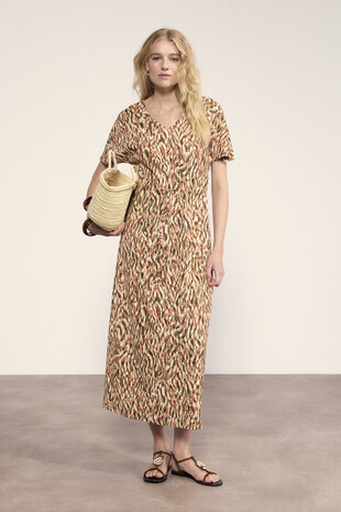 Tramontana Dress Animal Brush  PrintAloe