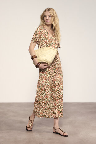 Tramontana Dress Animal Brush  PrintAloe