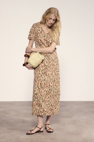 Tramontana Dress Animal Brush  PrintAloe