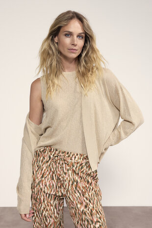 Tramontana Wide-Leg Trousers Animal Brush  PrintAloe