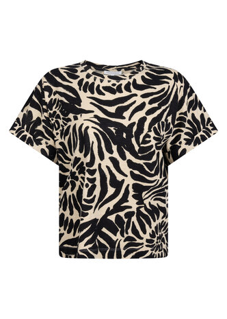 Tramontana Top Safari Bloom  PrintBlack&Pebble