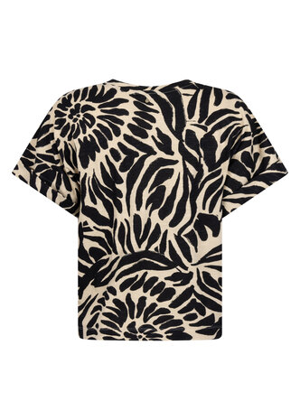 Tramontana Top Safari Bloom  PrintBlack&Pebble